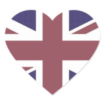 united kingdom heart stickers