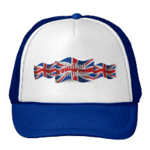 United Kingdom Waving Flag Trucker Hat