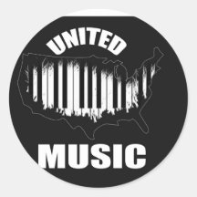 UNITED MUSIC STICKERS