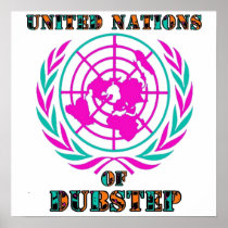United nations dubstep canvas print