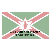 United Saint Patrick'S For Northern Ireland flag Business Card