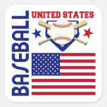 United States Baseball Sticker