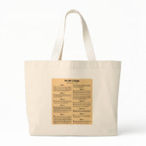 United States Bill of Rights Tote Bags