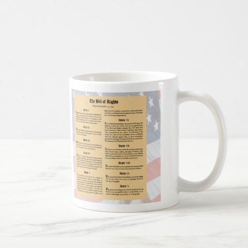 United States Bill of Rights Mug