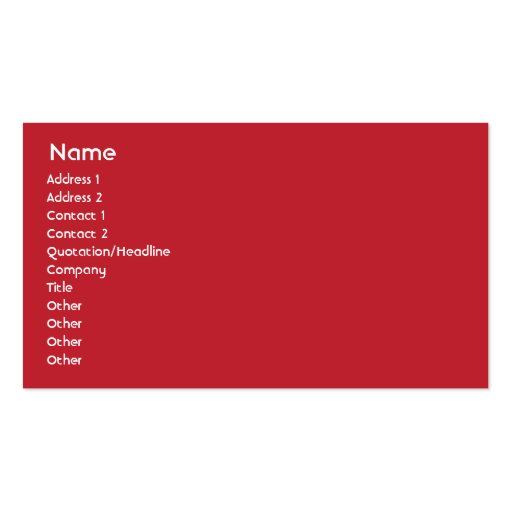 United States - Business Business Card Templates