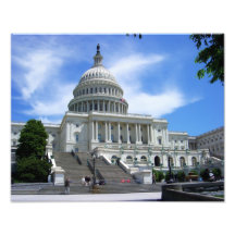 United States Capitol White House Washington DC Photograph