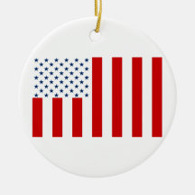 United States Civil Flag Sons of Liberty Variation Christmas Ornaments