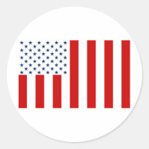 United States Civil Flag Sons of Liberty Variation Round Sticker