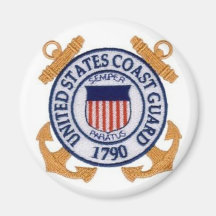 United States Coast Guard Seal Fridge Magnet