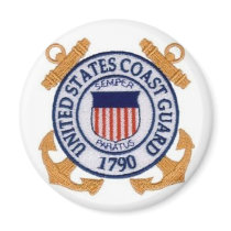 United States Coast Guard Seal Fridge Magnet