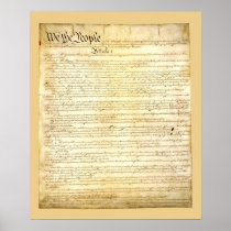 United States Constitution Poster/Print
