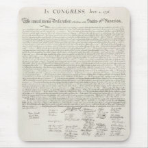 United States Declaration of Independence Mousepads