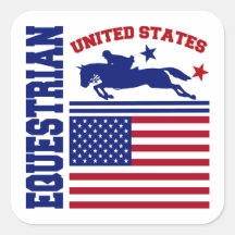 United States Equestrian Sticker