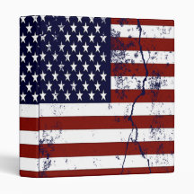 United States Flag  Binder