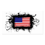 United States Flag business cards