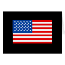 United States Flag T-shirts and Gifts Greeting Cards