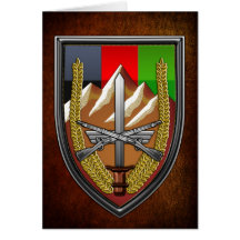 United States Forces Afghanistan Card