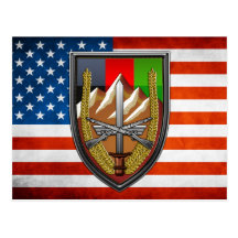 United States Forces Afghanistan Postcard