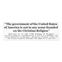 United States Not Founded on Christian Religion Photo
