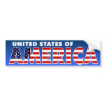 United States of America bumper stickers