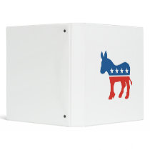 united states of america democrat party donkey usa 3 ring binder