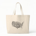 United States of America in Tagxedo Bags