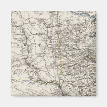 United States of America Mid west Fridge Magnet