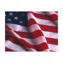 United States of America National  Flag Post Card