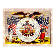 United States of America, Our Standard Coffee Postcard