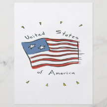 United States Of America Personalized Flyer