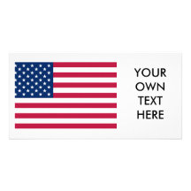 United States of America Personalized Photo Card