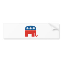 united states of america republican party elephant bumper stickers