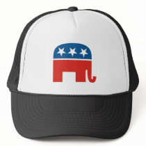 united states of america republican party elephant mesh hats
