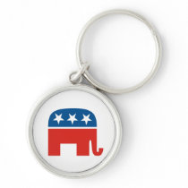 united states of america republican party elephant key chain
