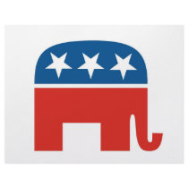 united states of america republican party elephant personalized letterhead