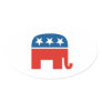 united states of america republican party elephant sticker