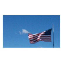 United states Of America's Flag. Business Card Template