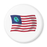 United States of Earth Flag Magnet