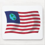 United States of Earth Flag Mousepad