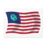 United States of Earth Flag Postcard