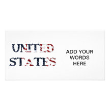 United States Photo Greeting Card