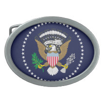 United States Presidential Belt Buckles