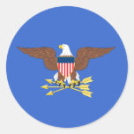 United States Secretary of Defence Round Stickers