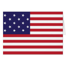 United States Star Spangled Banner Flag Greeting Cards