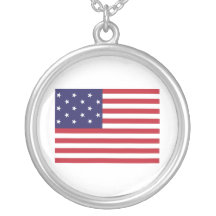 United States Star Spangled Banner Flag Pendant