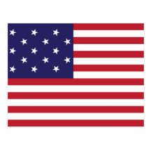 United States Star Spangled Banner Flag Post Cards