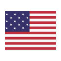 United States Star Spangled Banner Flag postcards