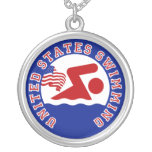 United States Swimming Pendants