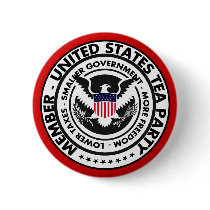 United States Tea Party Button