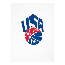 United States USA American Basketball Ball Invite